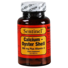 Sentinel Calcium 600Mg + Vita D Tab 60'S