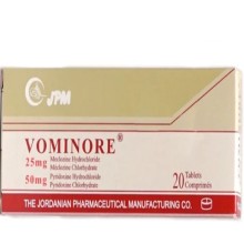 VOMINORE 25MG/50MG TAB 20'S