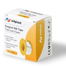 AIDPLAST SURGICAL SILK TAPE 5M X 2.5CM -V202