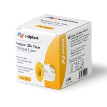 AIDPLAST SURGICAL SILK TAPE 5M X 5CM - V205