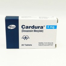 Cardura 4Mg Tab 20'S