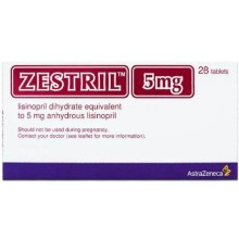 Zestril 5Mg Tab 28'S