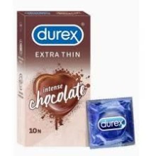 Durex Intense Chocolate Ext Thin Condoms 10'S