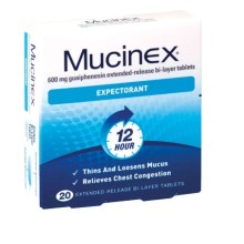 MUCINEX EXPECTORANT TAB 1X20'S
