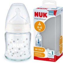 NUK FC+  BOTTLE GLASS 120ML SI 1M -10747052/107470...
