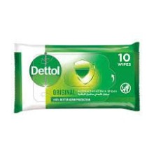 Dettol Original Antibacterial Skin Wipes 10 S