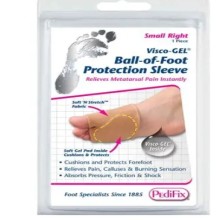PEDIFIX VISCO-S GEL BALL PF FOOT SLEEVE SMALL RIGI...