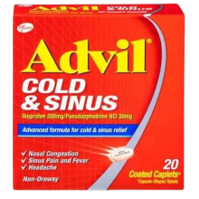 Advil Cold & Sinus 20'S
