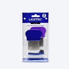 LICETEC METAL NIT COMB - TWIN 2PACK