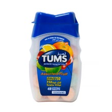 Tums Assorted Fruit 48'S