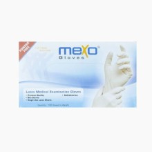 LATEX GLOVES P/ F  ( M ) 100'S