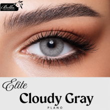 BELLA LENSES ELITE CLOUDY GRAY PLANO