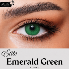 BELLA LENSES ELITE EMERALD GREEN PLANO