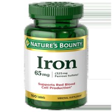 Nature'S Bounty-Iron 65Mg (325Mg Ferrous Sulfate) ...