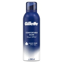 GILLETTE SHAVE FOAM COMFORT. GLIDE 200ML