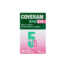 Coveram 5Mg/5Mg Tab 30'S