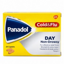 Panadol Day C&Flu Tab Yellow 8X3 24'S