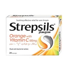 Strepsils Orange Vit.C 100Mg Loz. 1X24'S