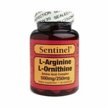 Sentinel L -Arginine 500 Mg L-Ornithine 250 Mg 50'...