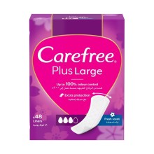 Carefree Plus Large Fresh Scent 20'S