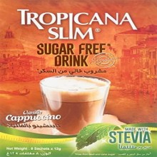 Tropicana Slim Vanilla Cappuccino S/Free Drink 8 S...