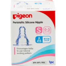 PIGEON SILICONE NIPPLE  (S)  # 17346
