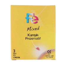 FEX CONDOMS MIXED 3'S