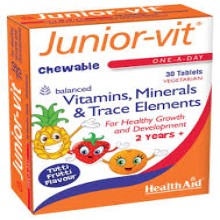 H-Aid Junior-Vit Chew.Tab 1X30'S
