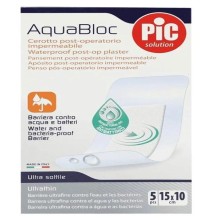 Pic Aquabloc 5 Plasters 15 X 10 Cm Sterile (222491...