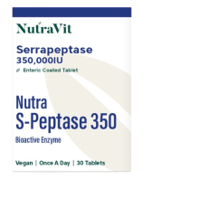 NUTRAVIT NUTRA S-PEPTASE 350 TABS 30`S