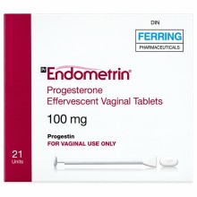 ENDOMETRIN  VAG SUPP 100MG TAB 21'S