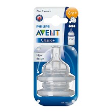 AVENT SCF634/27 SIL TEATS AIRFLEX 4 HOLES X2