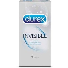 DUREX INVISIBLE EXTRA THIN CONDOMS 12'S