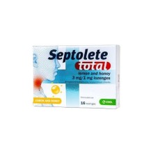 SEPTOLETE TOTAL LEMON / HONEY LOZENGES 16'S