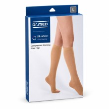 DR. MED COMPRESSION STOCKING KNEE HIGH ( L ) DR- A...