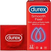 Durex Feel Smooth Ultra Fine W/Extr.Lube Cond. 12'...