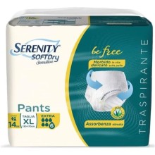 Serenity Pull Up Pants Sd Extra  Xl  14 Pcs