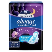 ALWAYS MAXI THK NIGHT DREAMZZ  XL PAD 8'S