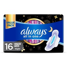ALWAYS ULTRA THIN NIGHT 16`S