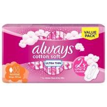 ALWAYS ULTRA THIN NORMAL WINGS 20`S