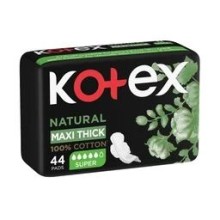 Kotex Natural Maxi Super Cotton 44'S