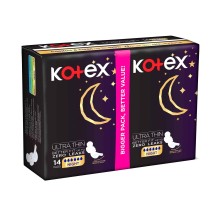 Kotex Natural Ultra Thin Night 14'S