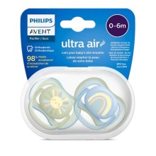 Philips Avent Sthr Sil Ultra Air Free Flow 0-6M X2...