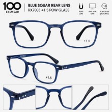 100 EYEWEAR BLUE SQUAR REAR LENS RX7003 +1.5 POW G...