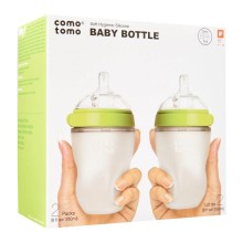 Comotomo Soft Hygienic Silicon Baby Bottle 2/Pack-...