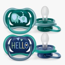 PHILIPS AVENT ULTR AIR AIR PACIFIER 18M+ BOY SCF 3...