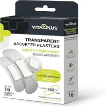 Vitaplus Transperent Plaster Asstd 16'S