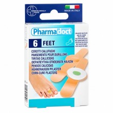 PHARMADOCT CORN CENTRAL( DISK) PLASTERS 6'S
