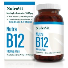 Nutravit Nutra B12 1000Mcg Plus Tabs - 30'S