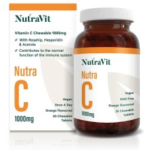 Nutravit Nutra Vitamin C 1000Mcg Chewable - 30'S